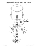 Gearcase, motor and pump parts