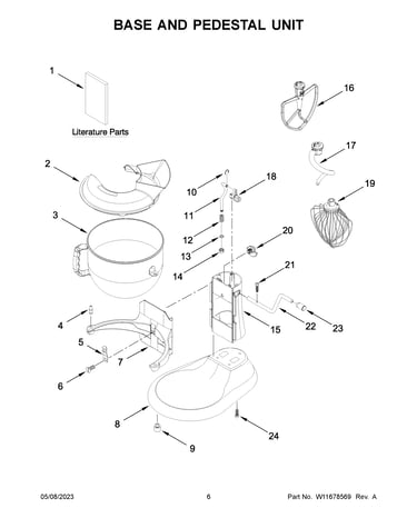 Base and pedestal unit