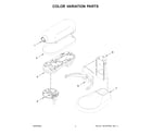 KitchenAid 5KSM60SPXZER0 color variation parts diagram