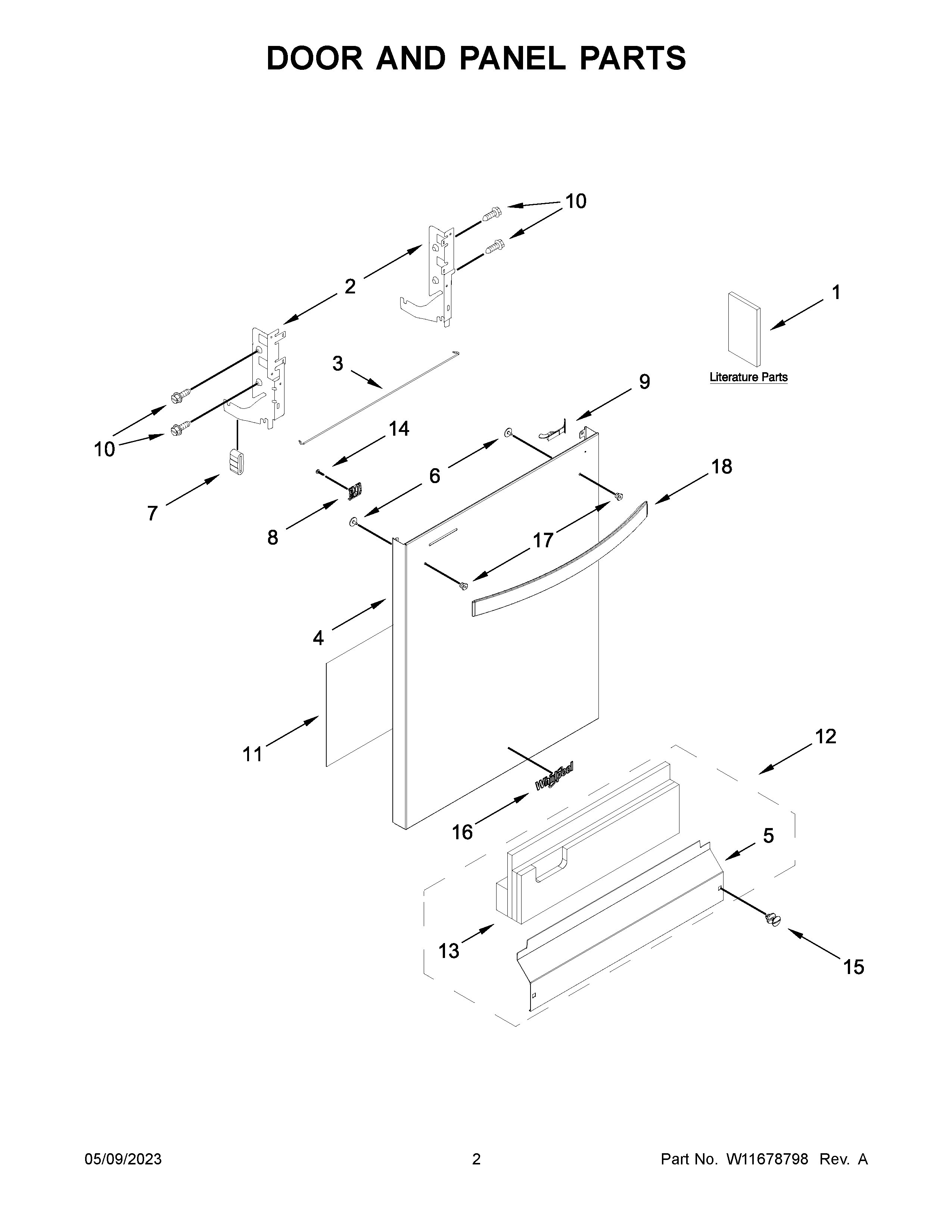Door and panel parts