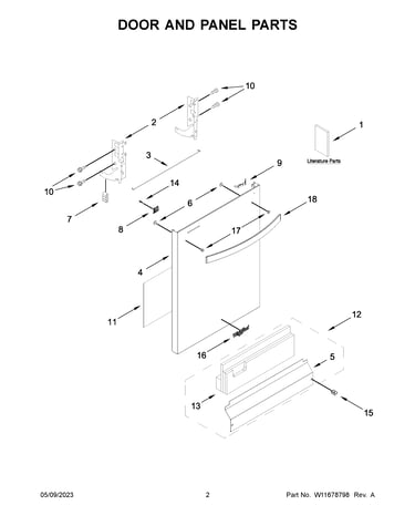 Door and panel parts