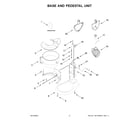 KitchenAid 7KSM70SKXZER0 base and pedestal unit diagram