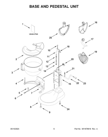 Base and pedestal unit