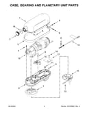 Case, gearing and planetary unit parts
