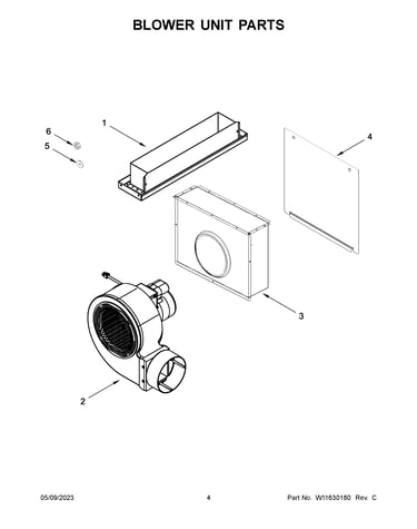 Blower unit parts