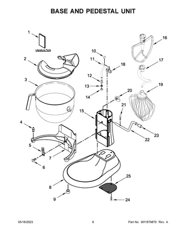 Base and pedestal unit