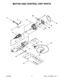 Motor and control unit parts