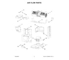 Maytag MMMF6030PW00 air flow parts diagram