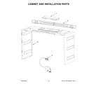 Maytag MMMF6030PZ00 cabinet and installation parts diagram