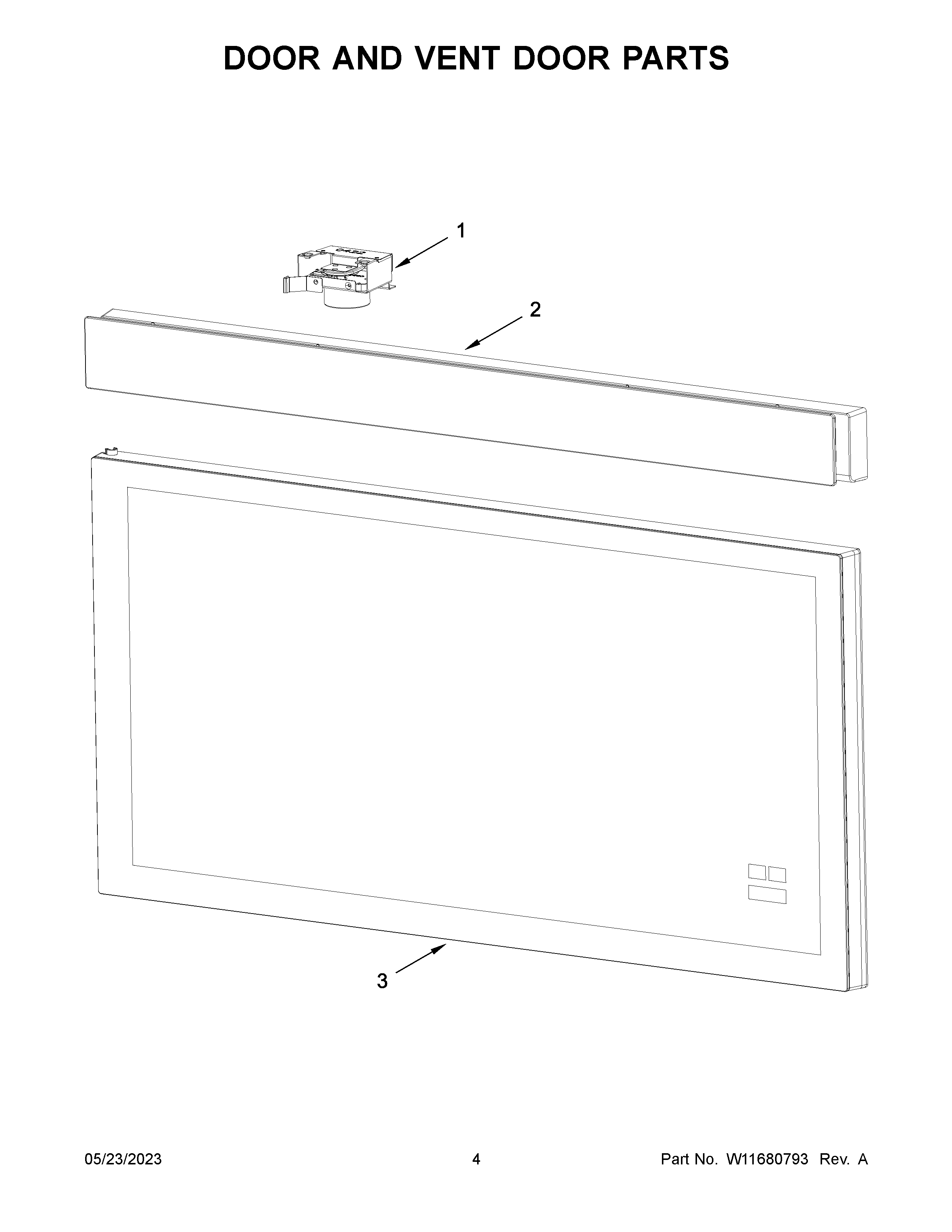 DOOR AND VENT DOOR PARTS