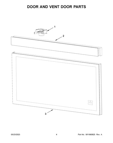 Door and vent door parts