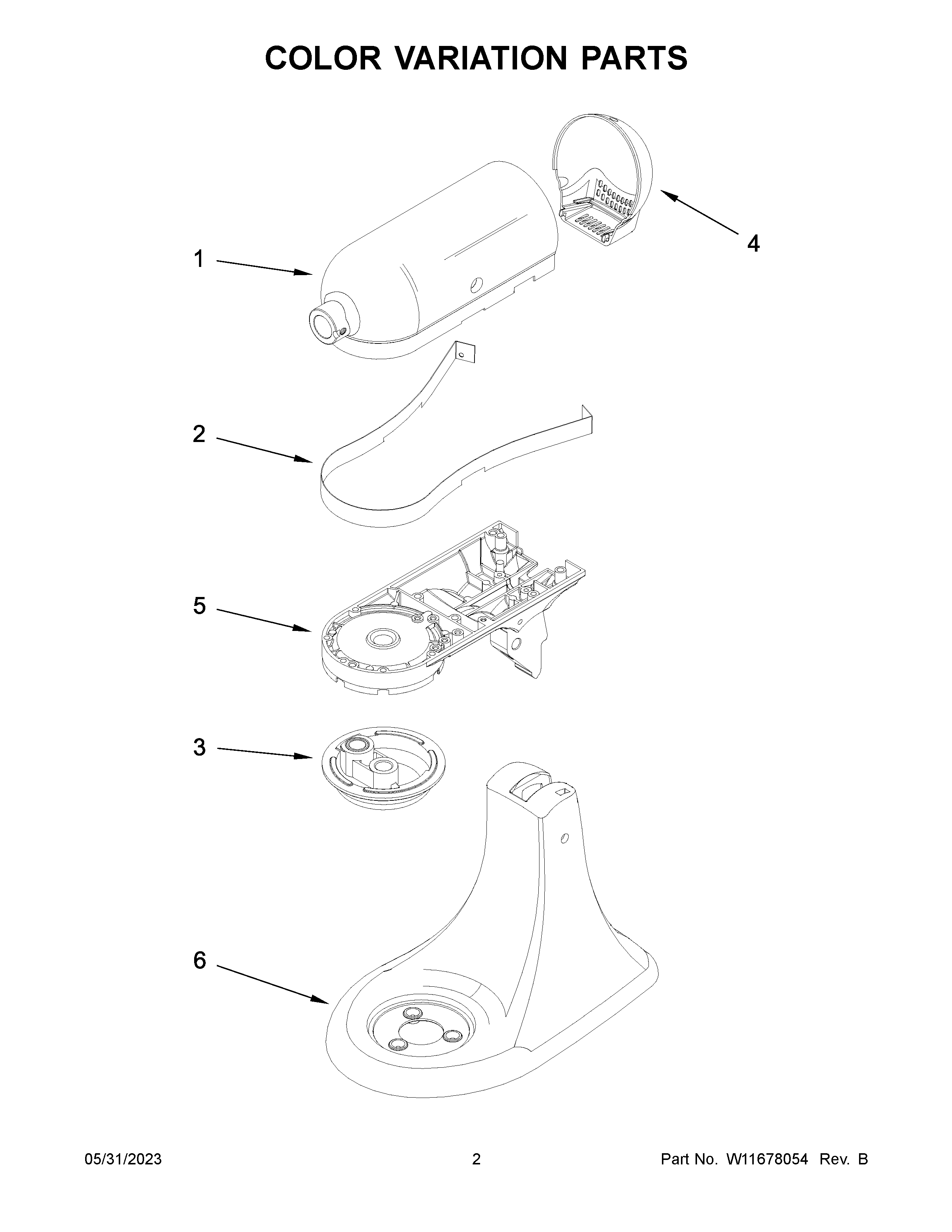 COLOR VARIATION PARTS