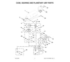 KitchenAid KSM96IC5 case, gearing and planetary unit parts diagram