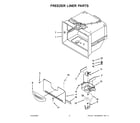 KitchenAid KFIS29PBMS00 freezer liner parts diagram