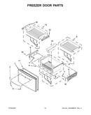 Freezer door parts