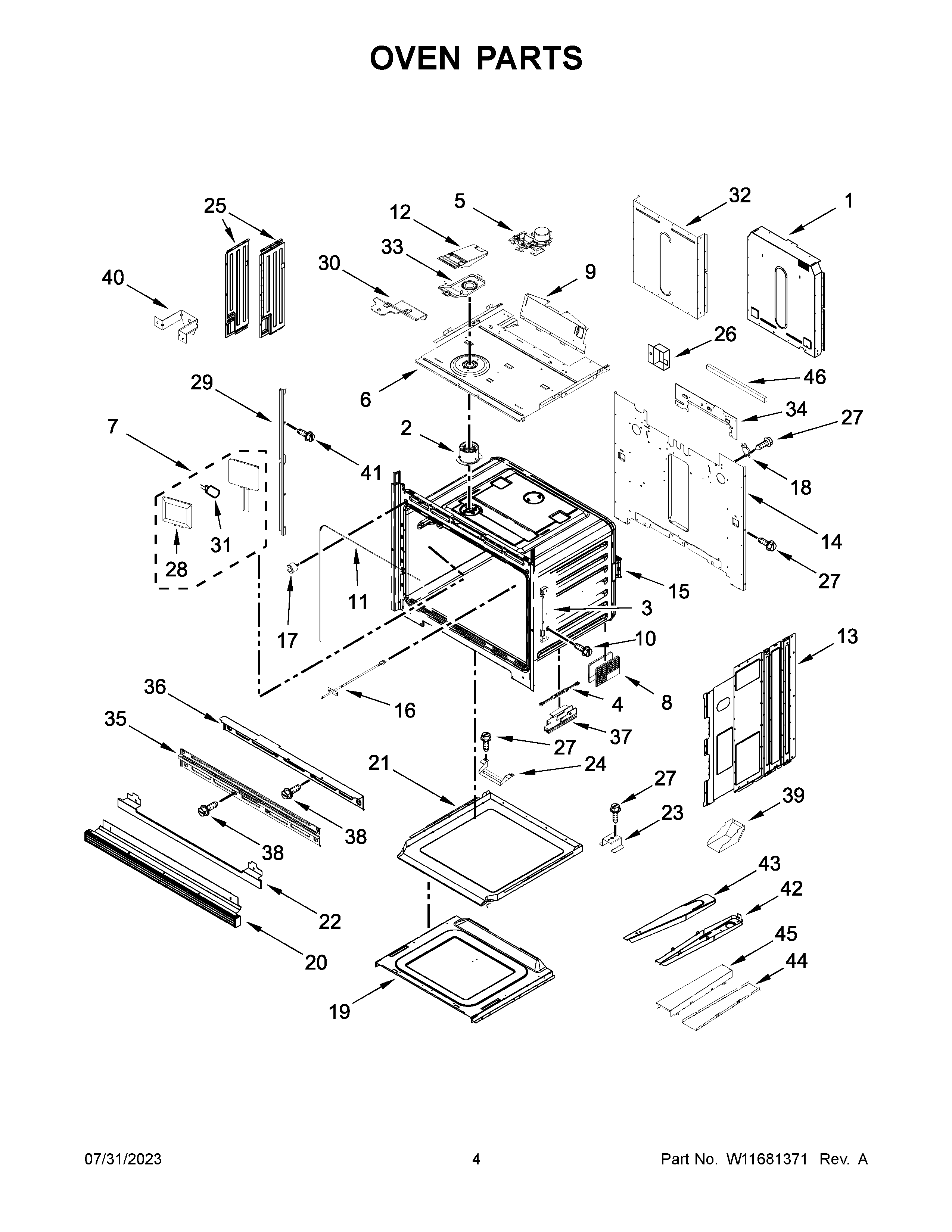 Oven parts