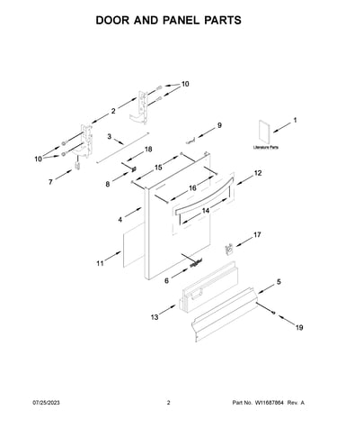 Door and panel parts