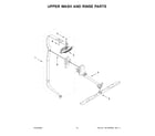 Whirlpool WDT730HAMZ1 upper wash and rinse parts diagram