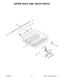 Upper rack and track parts