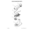 KitchenAid 5KSM150PSTBM5 color variation parts diagram