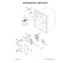 Maytag MFI2570FEW08 refrigerator liner parts diagram