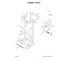 Whirlpool WRF555SDHW08 cabinet parts diagram