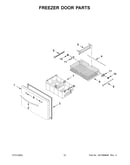Freezer door parts