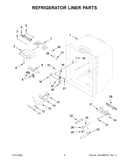Refrigerator liner parts