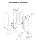 Refrigerator door parts