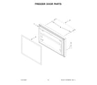 KitchenAid KRFC300EWH09 freezer door parts diagram