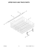 Upper rack and track parts