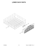 Lower rack parts