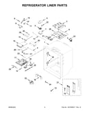Refrigerator liner parts