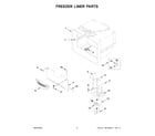 KitchenAid KRFF577KBS02 freezer liner parts diagram