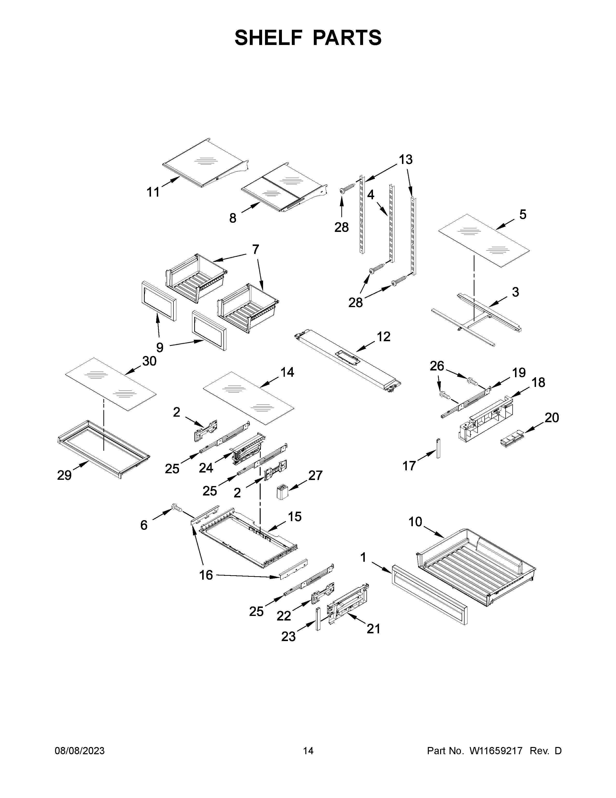 SHELF PARTS