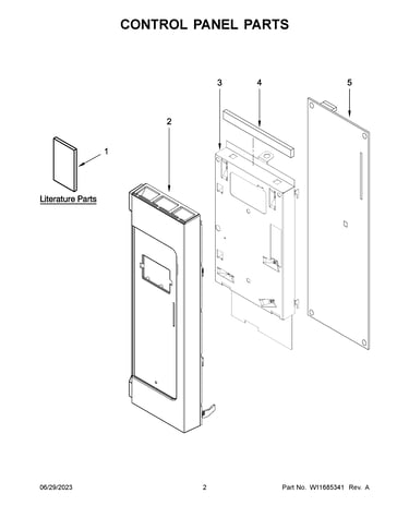 Control panel parts