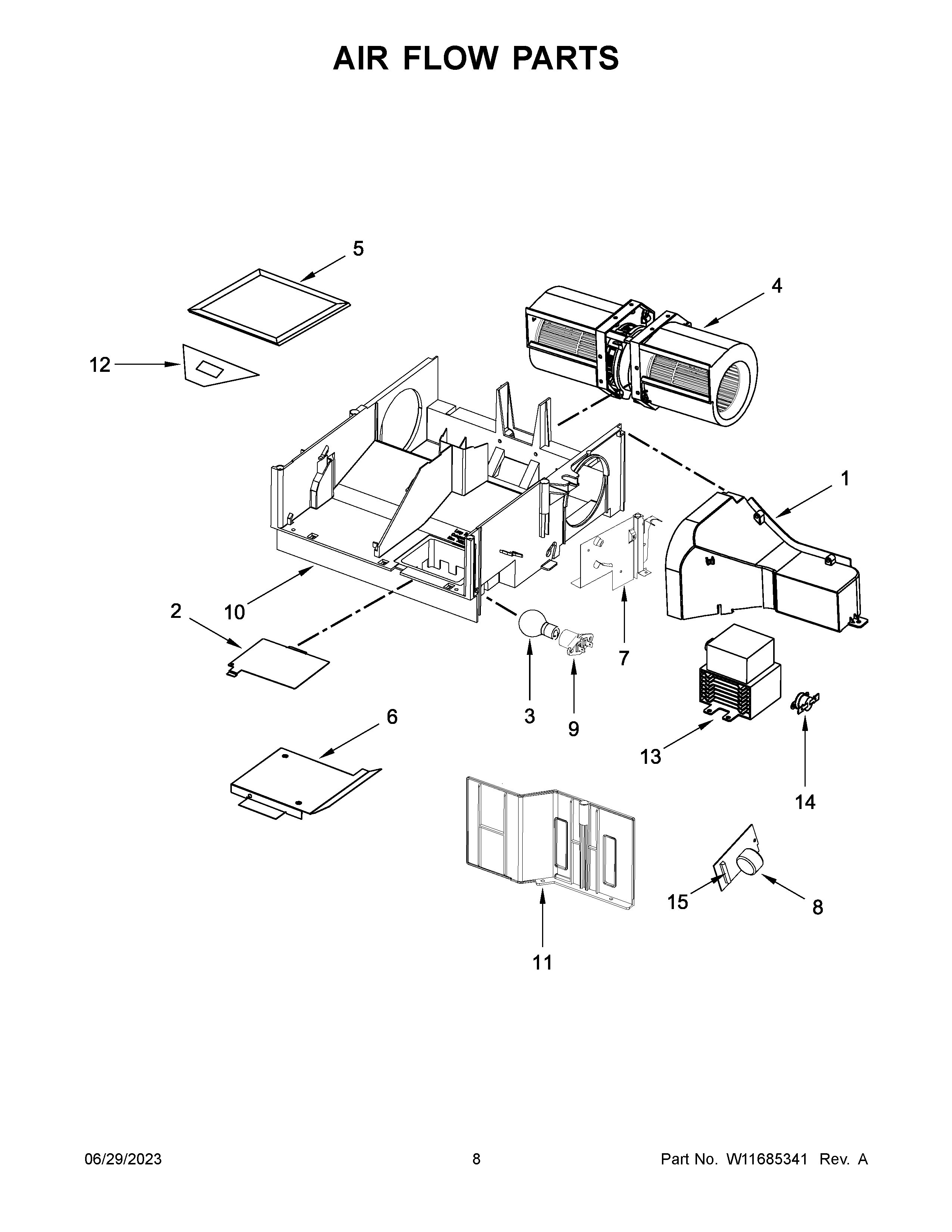 Air flow parts