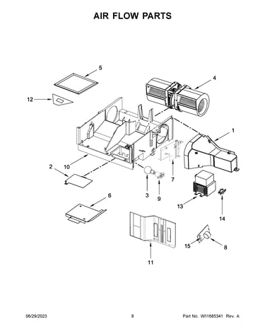 Air flow parts