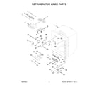 KitchenAid KRFF302EBS05 refrigerator liner parts diagram