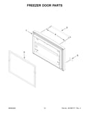 Freezer door parts