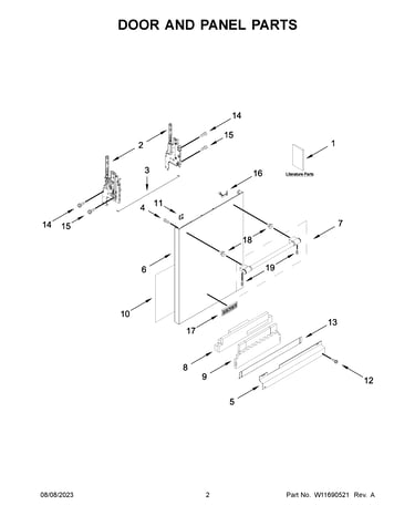 Door and panel parts