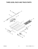 Third level rack and track parts