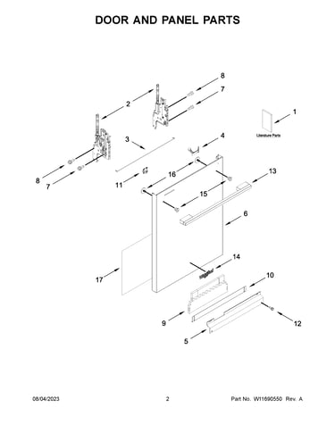 Door and panel parts
