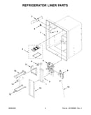 Refrigerator liner parts
