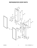 Refrigerator door parts