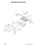 Freezer door parts