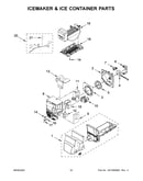 Icemaker & ice container parts