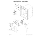 Maytag MFI2570FEZ14 refrigerator liner parts diagram