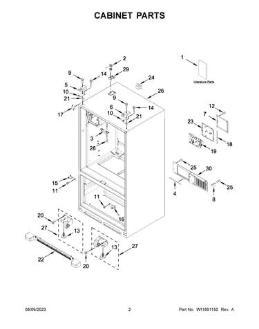 Cabinet parts