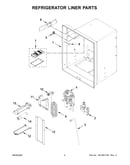 Refrigerator liner parts
